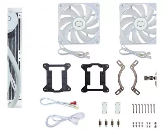 Система водяного охлаждения CoolerMaster MasterLiquid 240L Core ARGB White (MLW-D24M-A18PZ-RW)
