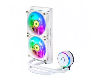 Система водяного охлаждения CoolerMaster MasterLiquid PL240 Flux White Edition (MLY-D24M-A23PZ-RW)
