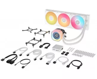 Система водяного охлаждения Corsair iCUE Link Titan 360 RX LCD White AIO (CW-9061026-WW)