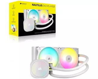 Система водяного охлаждения Corsair Nautilus 240 ARGB White (CW-9060094-WW)