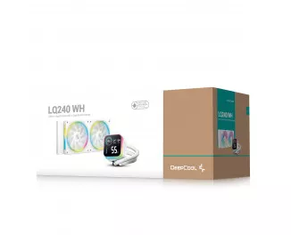 Система водяного охлаждения DeepCool LQ240 White (R-LQ240-WHDSMC-G-1)