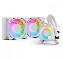 Система водяного охлаждения Ekwb EK-Nucleus AIO CR240 Lux D-RGB White (3831109897843)