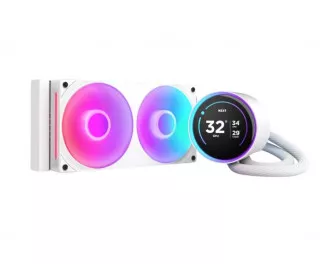Система водяного охлаждения NZXT Kraken Elite RGB 240mm AIO White (RL-KR24E-W2)