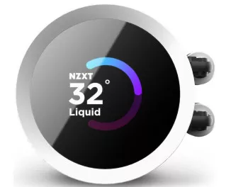 Система водяного охлаждения NZXT Kraken RGB 360mm AIO liquid cooler w/Display (RL-KR360-W1)