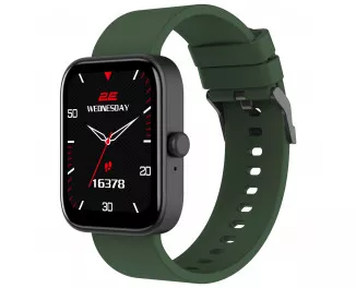 Смарт-часы 2E Alpha SQ Music Edition 46mm Black-Green