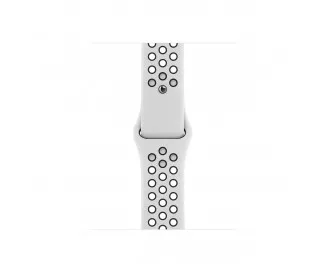 Смарт-годинник Apple Watch Nike SE GPS 44mm Silver Aluminum Case with Pure Platinum/Black Nike Sport Band (MKQ73)