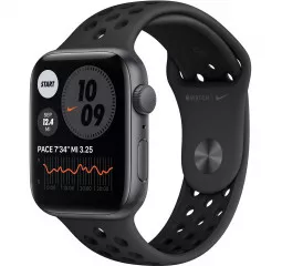 Смарт-часы Apple Watch Nike SE GPS 44mm Space Gray Aluminum Case with Anthracite/Black Nike Sport Band (MKQ83)