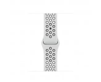 Смарт-часы Apple Watch Nike Series 7 GPS 41mm Starlight Aluminum Case with Pure Platinum/Black Nike Sport Band (MKN33)