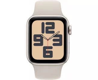 Смарт-часы Apple Watch SE 2 (2023) GPS 40mm Starlight Aluminum Case with Starlight Sport Band - M/L (MR9V3QP/A)