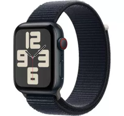 Смарт-часы Apple Watch SE 2 (2023) GPS + Cellular 40mm Midnight Aluminum Case with Midnight Sport Loop (MRGD3/MRGE3)