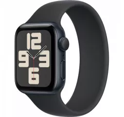 Смарт-часы Apple Watch SE 2 (2024) GPS 40mm Midnight Aluminum Case with Black Solo Loop - Size 6 (MC0X4, MA9A4)