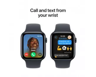 Смарт-годинник Apple Watch SE 2 (2024) GPS 40mm Midnight Aluminum Case with Black Solo Loop - Size 6 (MC0X4, MA9A4)