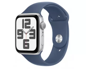 Смарт-часы Apple Watch SE 2 (2024) GPS 40mm Silver Aluminum Case with Denim Sport Band - M/L (MXED3)
