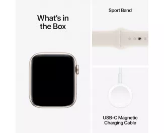 Смарт-часы Apple Watch SE 2 (2024) GPS 40mm Starlight Aluminum Case with Starlight Sport Band - S/M (MXEF3)