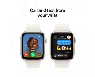 Смарт-часы Apple Watch SE 2 (2024) GPS 40mm Starlight Aluminum Case with Starlight Sport Band - S/M (MXEF3)