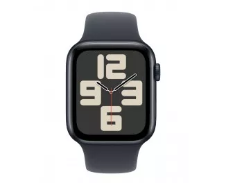 Смарт-годинник Apple Watch SE 2 (2024) GPS 44mm Midnight Aluminum Case with Midnight Sport Band - S/M (MXEJ3)