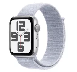Смарт-часы Apple Watch SE 2 (2024) GPS 44mm Silver Aluminum Case with Blue Cloud Sport Loop (MXET3)