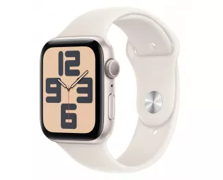 Смарт-часы Apple Watch SE 2 (2024) GPS 44mm Starlight Aluminum Case with Starlight Sport Band - M/L (MXEV3)