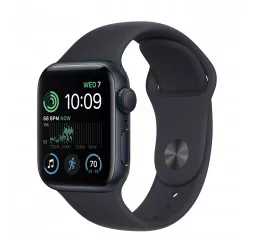 Смарт-годинник Apple Watch SE 2 GPS 40mm Midnight Aluminum Case with Midnight Sport Band - M/L (MNT83)
