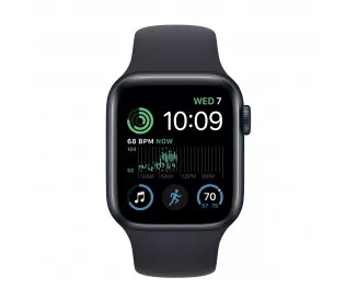 Смарт-часы Apple Watch SE 2 GPS 44mm Midnight Aluminum Case with Midnight Sport Band - M/L (MNTG3)