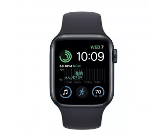 Смарт-часы Apple Watch SE 2 GPS 44mm Midnight Aluminum Case with Midnight Sport Band - S/M (MNTF3)