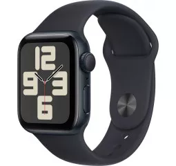 Смарт-годинник Apple Watch SE (2023) GPS 40mm Midnight Aluminum Case with Midnight Sport Band - M/L (MR9Y3QP/A)