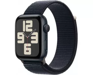 Смарт-годинник Apple Watch SE (2023) GPS 40mm Midnight Aluminum Case with Midnight Sport Loop (MRE03QP/A)