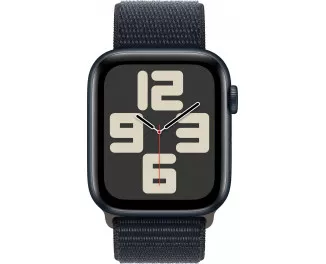Смарт-часы Apple Watch SE (2023) GPS 44mm Midnight Aluminum Case with Midnight Sport Loop (MREA3QP/A)