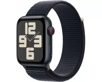 Смарт-годинник Apple Watch SE (2023) GPS + Cellular 40mm Midnight Aluminum Case with Midnight Sport Loop (MRGE3)
