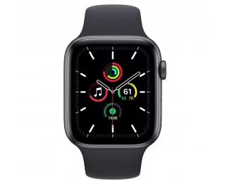 Смарт-часы Apple Watch SE GPS + Cellular 40mm Space Gray Aluminum Case with Midnight Sport Band (MKQQ3)