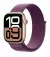 Смарт-часы Apple Watch Series 10 GPS 42mm Rose Gold Aluminum Case with Plum Sport Loop (MWWK3)