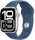 Смарт-годинник Apple Watch Series 10 GPS 42mm Silver Aluminum Case with Denim Sport Band - M/L (MWWC3)