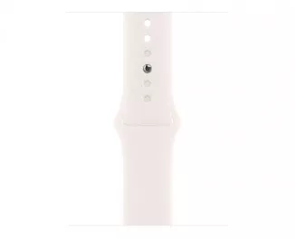 Смарт-часы Apple Watch Series 10 GPS 42mm Silver Aluminum Case with Light Blush Sport Band - M/L (MWWW3)