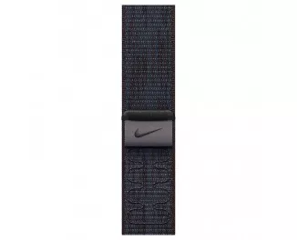 Смарт-часы Apple Watch Series 10 GPS 46mm Jet Black Aluminum Case with Black/Blue Nike Sport Loop (MWX13+MYJD3)
