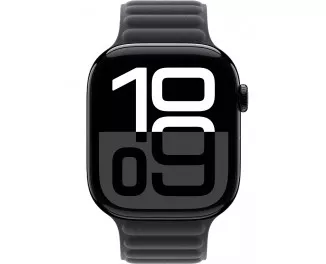 Смарт-часы Apple Watch Series 10 GPS 46mm Jet Black Aluminum Case with Black Magnetic Link - M/L (MWX13+MXY03)