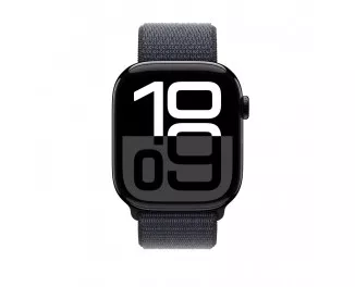 Смарт-часы Apple Watch Series 10 GPS 46mm Jet Black Aluminum Case with Ink Sport Loop (MWWR3)