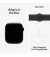 Смарт-годинник Apple Watch Series 10 GPS + Cellular 42mm Jet Black Aluminum Case with Black Sport Band - M/L (MWX73) 