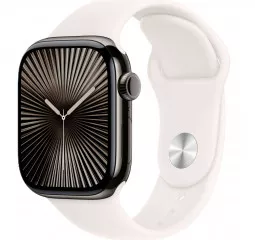 Смарт-часы Apple Watch Series 10 GPS + Cellular 42mm Slate Titanium Case with Light Blush Sport Band - M/L (MX0M3+MXLP3)
