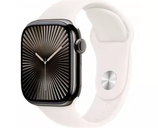 Смарт-часы Apple Watch Series 10 GPS + Cellular 42mm Slate Titanium Case with Light Blush Sport Band - M/L (MX0M3+MXLP3)