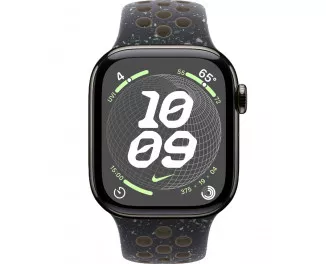 Смарт-часы Apple Watch Series 10 GPS + Cellular 42mm Slate Titanium Case with Midnight Sky Nike Sport Band - S/M (MX0M3+MYJP3)