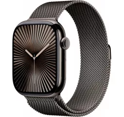 Смарт-часы Apple Watch Series 10 GPS + Cellular 42mm Slate Titanium Case with Slate Milanese Loop (MX053)