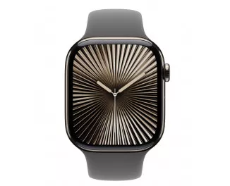 Смарт-часы Apple Watch Series 10 GPS + Cellular 42mm Slate Titanium Case with Stone Gray Sport Band - M/L (MX0M3+MXLH3)