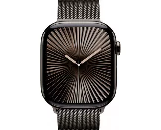 Смарт-часы Apple Watch Series 10 GPS + Cellular 46mm Slate Titanium Case with Slate Milanese Loop - M/L (MWYW3)