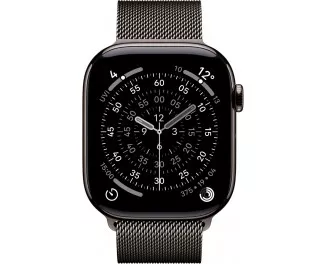 Смарт-часы Apple Watch Series 11 GPS + Cellular 42mm Slate Titanium Case with Slate Milanese Loop (MF8U4)