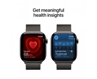 Смарт-часы Apple Watch Series 11 GPS + Cellular 42mm Slate Titanium Case with Slate Milanese Loop (MF8U4)