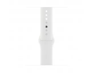 Смарт-годинник Apple Watch Series 8 GPS 41mm Silver Aluminum Case with White Sport Band - M/L (MP6M3)