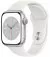 Смарт-годинник Apple Watch Series 8 GPS 41mm Silver Aluminum Case with White Sport Band - S/M (MP6L3)