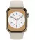 Смарт-годинник Apple Watch Series 8 GPS + Cellular 45mm Gold Stainless Steel Case with Starlight Sport Band (MNKM3)