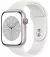 Смарт-годинник Apple Watch Series 8 GPS + Cellular 45mm Silver Aluminum Case with White Sport Band (MP4J3)