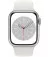 Смарт-годинник Apple Watch Series 8 GPS + Cellular 45mm Silver Aluminum Case with White Sport Band (MP4J3)